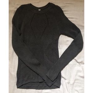 Black Lululemon Knit Sweatshirt